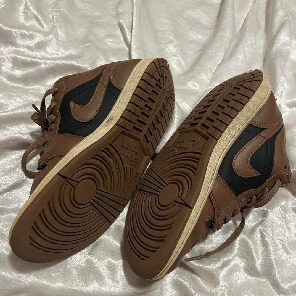 Jordan 1 Low Archaeo Brown trainers sneaker 6.5M Streetwear sportswear skater - Picture 5 of 7